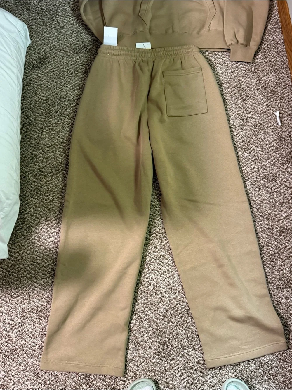 Jordan Brown/Tan Hoodie and Sweatpants Set